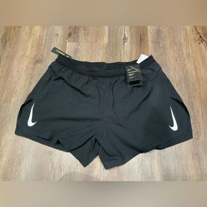 Nike ADV Aeroswift 4" Running Shorts Black CJ7840-010 Lightweight Mens Size L